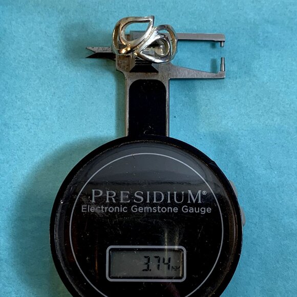 VTG Sterling Silver 925 Double Teardrop Design Bypass Statement Ring Size 8.25 - Picture 6 of 13